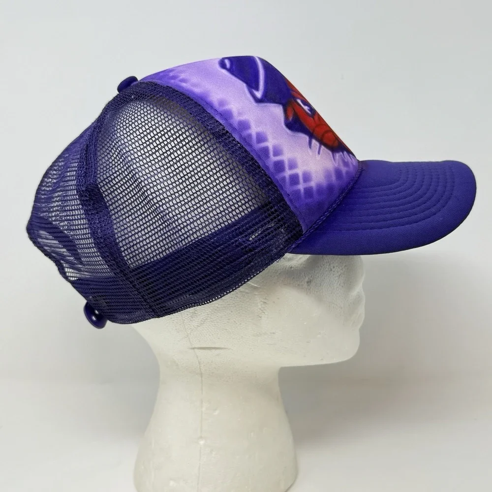 Linfield University Wildcats Mesh Trucker Snapback Hat Cap Men Women NCAA Purple